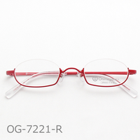 Onimegane®の人気フレーム。OG-7221R(レッド）