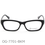 Onimegane®のセルロイドフレーム。OG-7701BKM(ブラックマット）つやなし