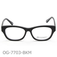 Onimegane®のセルロイドフレーム。OG-7703BKM(ブラックマット）つやなし