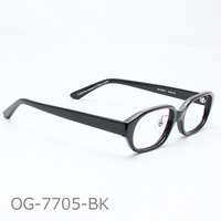 Onimegane®のセルロイドフレーム。OG-7705BK(ブラック）