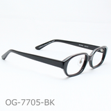 Onimegane®のセルロイドフレーム。OG-7705BK(ブラック）