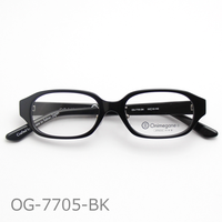 Onimegane®のセルロイドフレーム。OG-7705BK(ブラック）