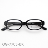 Onimegane®のセルロイドフレーム。OG-7705BK(ブラック）