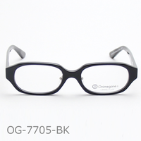 Onimegane®のセルロイドフレーム。OG-7705BK(ブラック）