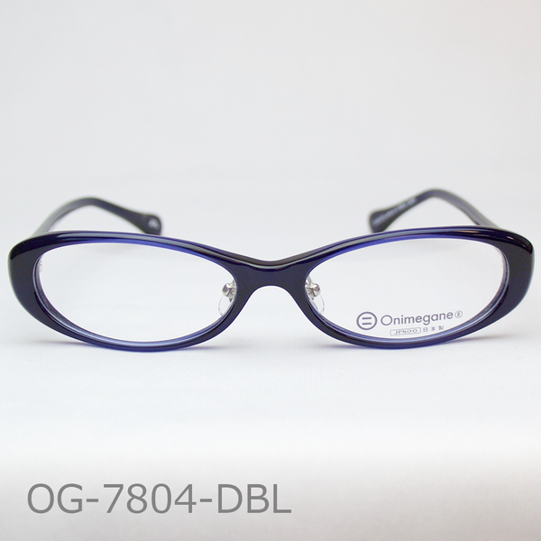 Onimegane®のアセテートフレーム。OG-7804DBL(ダークブルー)　クリングス