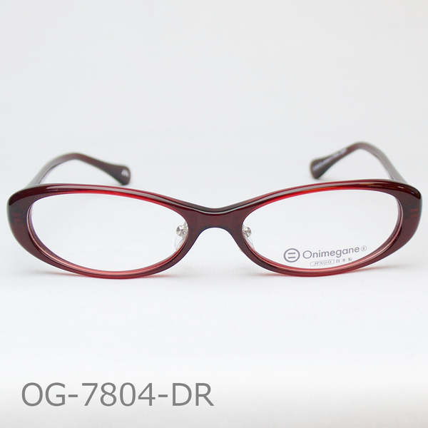 Onimegane®のアセテートフレーム。OG-7804DR(ダークレッド)　クリングス