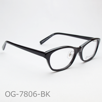 Onimegane®のアセテートフレーム。OG-7806BK(ブラック)　クリングス