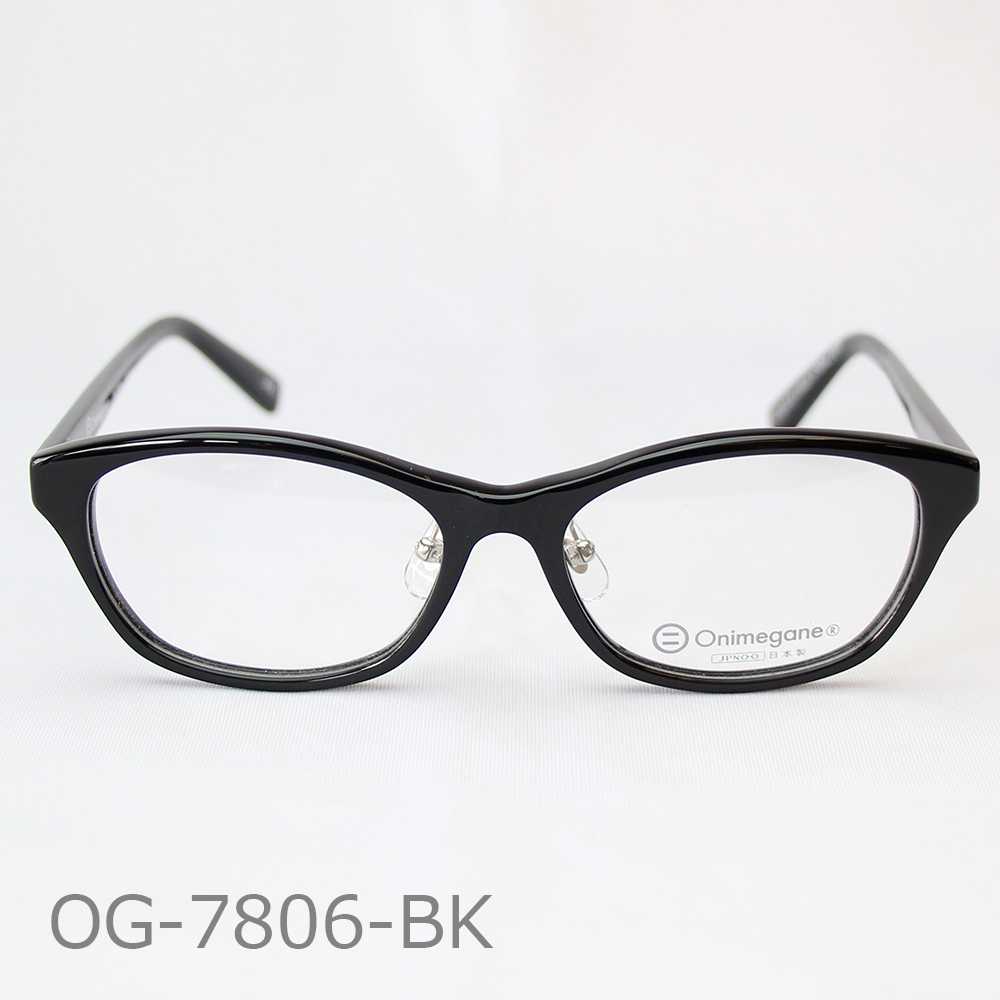 Onimegane®のアセテートフレーム。OG-7806BK(ブラック) クリングス