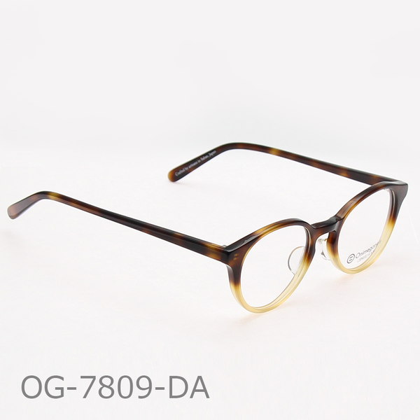 Onimegane®のアセテートフレーム。OG-7809DA(デミアンバー