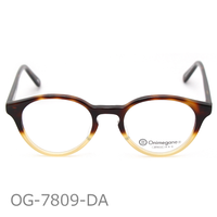 Onimegane®のアセテートフレーム。OG-7809DA(デミアンバー)