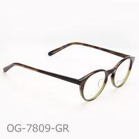 Onimegane®のアセテートフレーム。OG-7809GR(グリーン)