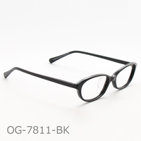Onimegane®のアセテートフレーム。OG-7811BK(ブラック)