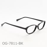 Onimegane®のアセテートフレーム。OG-7811BK(ブラック)