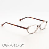 Onimegane®のアセテートフレーム。OG-7811GY(グレー)
