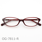 Onimegane®のアセテートフレーム。OG-7811R(レッド)
