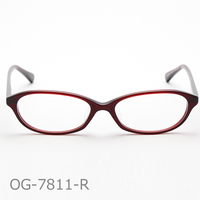 Onimegane®のアセテートフレーム。OG-7811R(レッド)