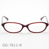 Onimegane®のアセテートフレーム。OG-7811R(レッド)
