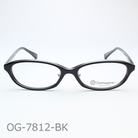 Onimegane®のアセテートフレーム。OG-7812BK(ブラック) 　クリングス