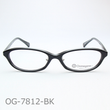 Onimegane®のアセテートフレーム。OG-7812BK(ブラック) 　クリングス