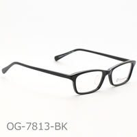 Onimegane®のアセテートフレーム。OG-7813BK(ブラック)