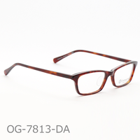 Onimegane®のアセテートフレーム。OG-7813DA(デミアンバー)