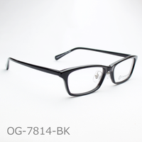 Onimegane®のアセテートフレーム。OG-7814BK(ブラック) 　クリングス