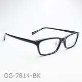 Onimegane®のアセテートフレーム。OG-7814BK(ブラック) 　クリングス