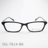 Onimegane®のアセテートフレーム。OG-7814BK(ブラック) 　クリングス