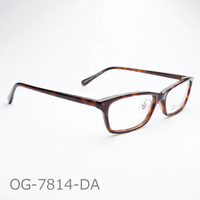 Onimegane®のアセテートフレーム。OG-7814DA(デミアンバー)　クリングス