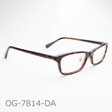 Onimegane®のアセテートフレーム。OG-7814DA(デミアンバー)　クリングス
