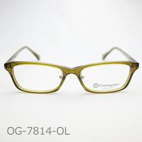 Onimegane®のアセテートフレーム。OG-7814OL(オリーブ)　クリングス