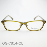 Onimegane®のアセテートフレーム。OG-7814OL(オリーブ)　クリングス